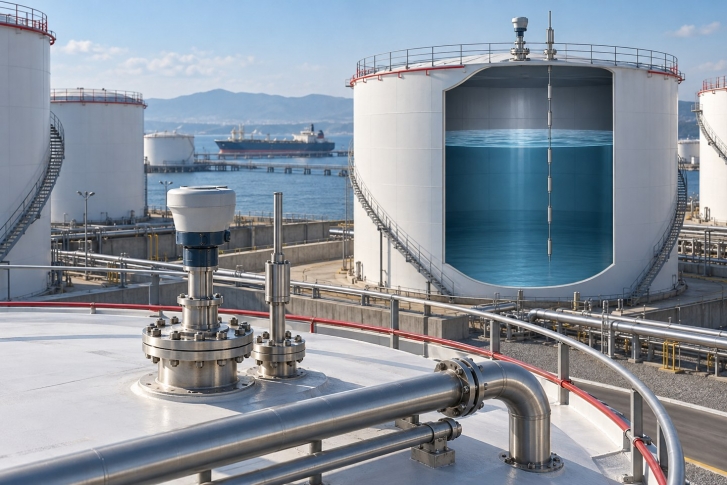 اندازه‌گیری سطح مخازن؛ راهنمای جامع Tank Gauging با اندرس هاوزر