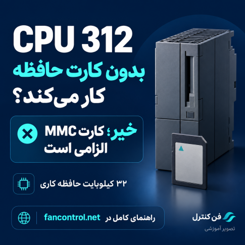 کارت حافظه CPU 312 زیمنس؛ راهنمای MMC و چک‌لیست جایگزینی