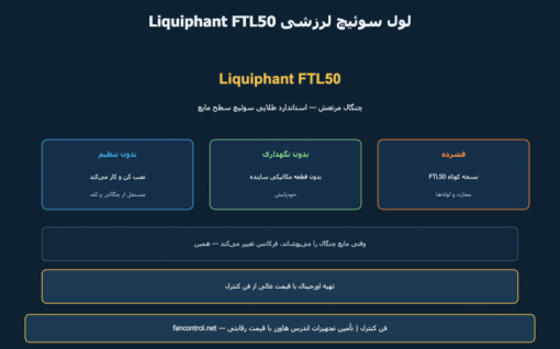 Liquiphant FTL50: لول سوئیچ لرزشی مایعات — معرفی و خرید