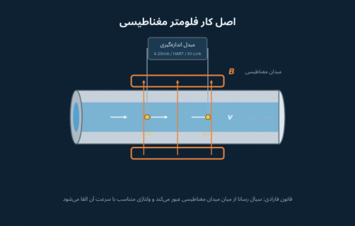 فلومتر مغناطیسی (الکترومغناطیسی) چیست؟ راهنمای انتخاب مدل مناسب