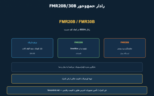 Micropilot FMR20B و FMR30B: رادار 80 گیگاهرتز جمع‌وجور — خرید