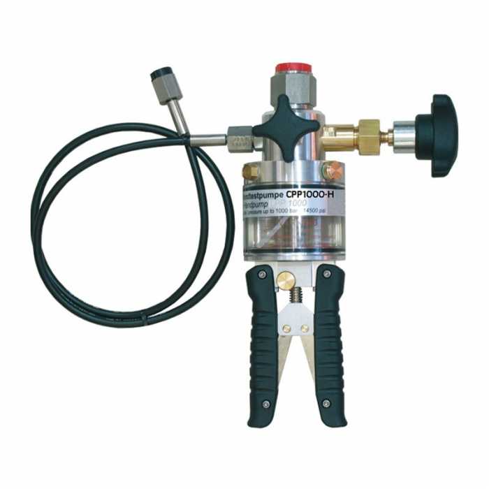 پمپ دستی تست فشار هیدرولیک ویکا CPP700-H | WIKA Hydraulic Hand Test Pump CPP700-H